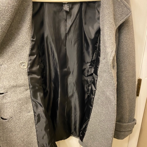 Junior’s Gray Pea Coat - Picture 3 of 12